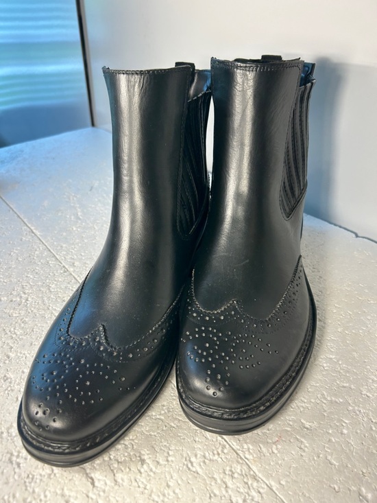 Kenneth Cole Reaction SZ13 Make A Splash Black Chelsea Wingtip Rain Boot Staple main image 7